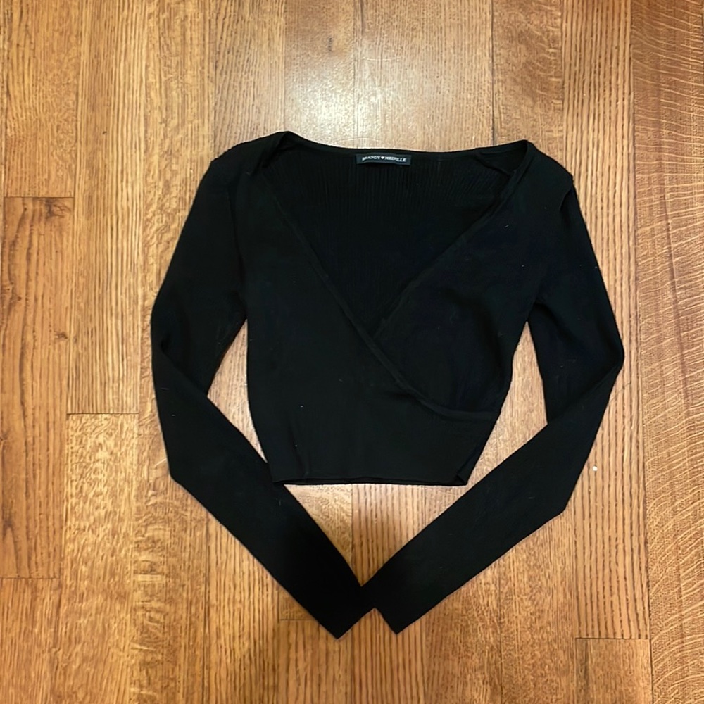 Brandy Melville black crop top